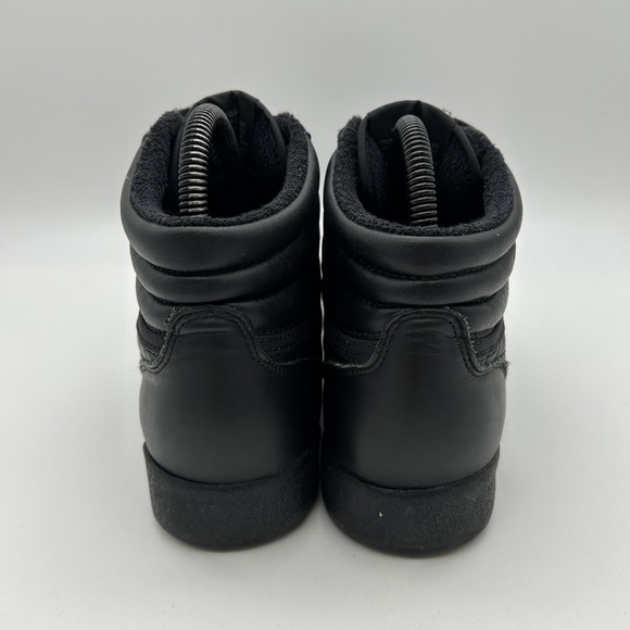 Vintage Reebok Shoes Womens Size 8.5 Classic F/S Hi Black Leather High Top - Picture 6 of 14